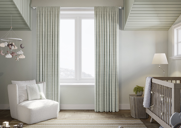 Laura Ashley Whinfell, Duck Egg - Made to Measure Curtains - Image 3